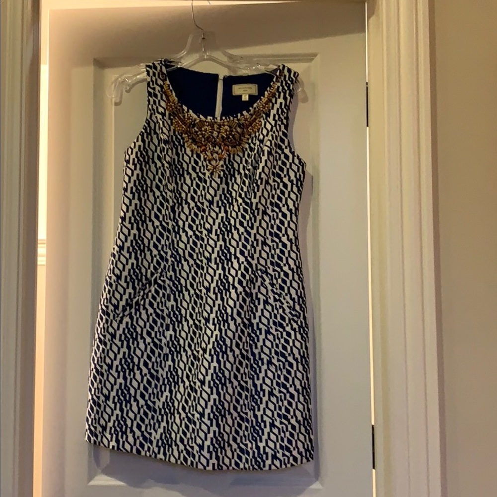 Beaded shift dress